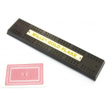 Wills's Gold Flake cribbage board