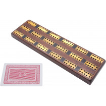 3-track antique cribbage board