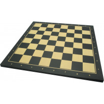 Wood Chess Board No 3 - 45 x 45cm, Black & Natural