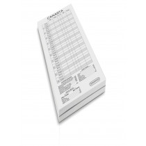 Canasta score pads/scoring cards (twin pack)