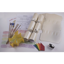 Deluxe Christmas Cracker Kit 35cm - Cream - 10 Pack