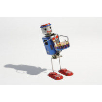 Dancing Robot Drummer tin toy