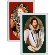 Earl of Essex and Queen Elizabeth 1 twin playing cards