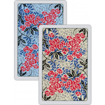 Roses twin playing cards