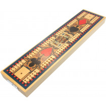 Replica Victorian Globe series cribbage board