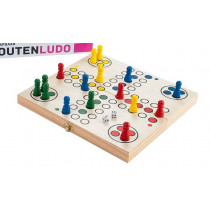 Wooden Folding Ludo game with storage