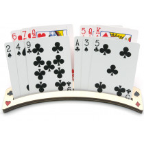2 x Wooden Playing Card Holders