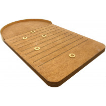 Miniature Wooden Shove ha'penny board