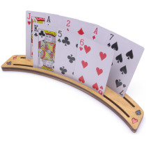 4 x Wooden Playing Card Holders