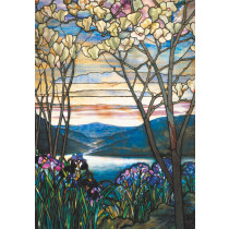 Tiffany Magnolia & Iris Puzzle