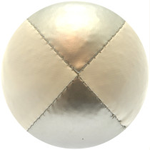 Silver & White Juggling Ball