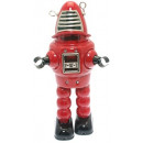 Red Sparking Space Robot