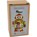 Gold big band robot tin toy