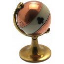 Brass globe trump marker.