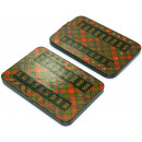 Mauchline tartan ware Bezique markers