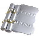 Large Wedding DIY Cracker Kit 35cm - Silver - 6 Pack