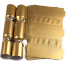 Large Wedding DIY Cracker Kit  35cm - Gold - 10 Pack