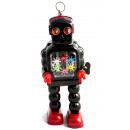 High Wheel Robot Clockwork tin toy