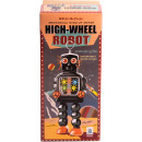 High Wheel Robot Clockwork tin toy