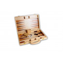 Wooden backgammon set 15"