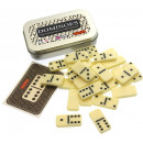 Miniature take-anywhere set of traditional dominoes